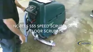 Nobles SS5 Speed Scrub Floor Scrubber Demo