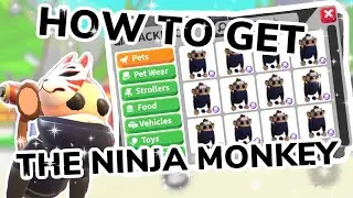 How to get the NEW NINJA MONKEY in ADOPT ME ROBLOX
