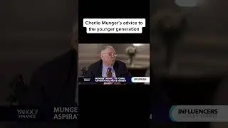CHARLIE MUNGER'S ADVICE TO THE YOUNGER GENERATION #shorts #tiktok