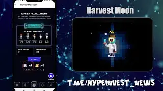 Harvest Moon - Получаем AIRDROP токена $MOON - ПОЛНЫЙ ОБЗОР ИГРЫ
