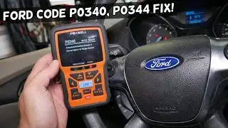 FORD ENGINE LIGHT ON CODE P0340, CODE P0344 FIX. CAMSHAFT POSITION SENSOR