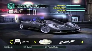 Need For Speed Carbon (2006) - Cars