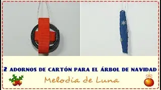 11 Ideas Navideñas con cartón | 2 Bolas de cartón | Melodia de Luna