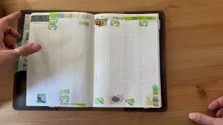 My manifestation journal in a Hobonichi cousin avec