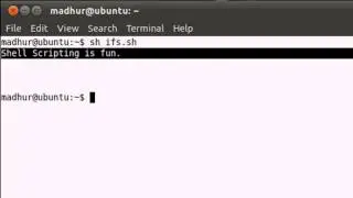 Shell Scripting Tutorial 45  The Internal Field Separator
