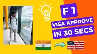 My F-1 Visa Interview Experience | Approved in 30 seconds!