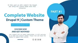 Create Complete Custom Website in Drupal 9 | Part 1  Urdu, Hindi