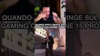 Quando Apple spinge sul gaming con iPhone 15 Pro e Pro Max #shorts