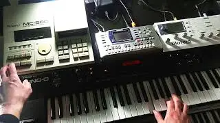 How to make music on Roland MC500 & Roland Juno D via MIDI