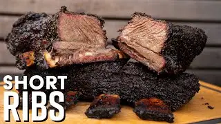 Short Ribs vom Weber Wasser Smoker - Rauchig, saftig, lecker!