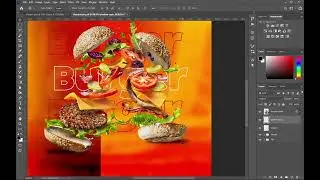 Hamburger Social Media Flyer Design Tutorial | Photoshop Secrets Revealed