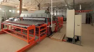 Máquina de soldadura para paneles de malla 3D
