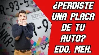 ¿Perdiste una Placa de tu Auto?│Constancia de Extravió