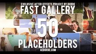 After Effects Template - Fast Gallery