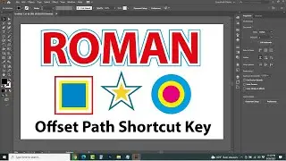 How to use offset path illustrator 2024 | Offset Path Shortcut Key | Illustrator Offset Path Text