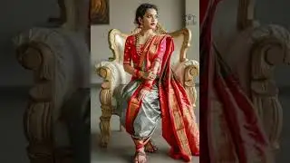 Marathi look photoshoot on Navari Saree //Maharashtrain Traditional Saree photo shoot