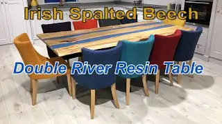 Spalted Beech Double River Table 30 seconds