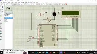 ATMEGA16 Microcontroller with 16x2 LCD & 5V Relay #electronic #design