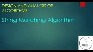 2.1.1.String Matching Algorithm - Brute Force in Tamil