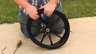 How To Install a Polyurethane Cart Tire on a Rim