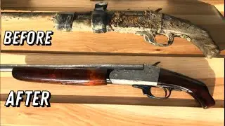 Gun Restoration, Old Sawed off Shotgun!