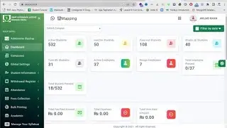 Academic module in explainer school management system