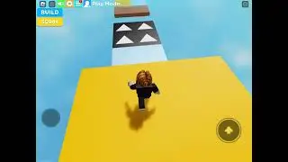 Я прохожу своё обби в Roblox.