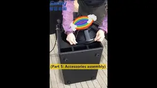 Sound speakers production, (Part 5: Accessories assembly). wechat/what's app:+86 13632518728.