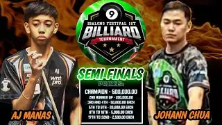 Aj Manas vs Johanna Chua, IBALONG 9-BALL OPEN 2024 | SEMI FINALS