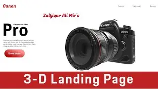 My Dream Camera: E-Commerce Landing Page