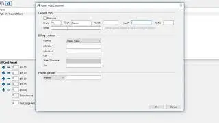 Adding a New Customer Record in AMS