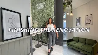 swyft sofa unboxing, diy plant wall, easy wall panelling | FINISHING THE RENOVATION
