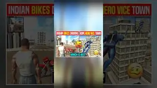 INDIAN BIKE DRIVING 3D VS ROPE HERO VICE TOWN 🔥 | WHICH IS BEST? | GoDAjay OP #shorts #trending