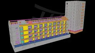 [Наши проекты] 038 Современный полносборный панельный квартал с паркингом