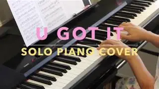 프로듀스 X 101 - U GOT IT (by 갓츄 GOT U) piano Cover (악보)