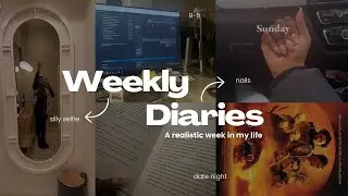 *realistic* WEEKLY VLOG | balancing my 9-5 + date night + side hustles + more