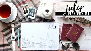 PLAN WITH ME | July 2020 Bullet Journal Setup | Capital Cities