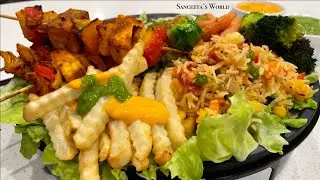 वेजीटेबल् से भरपूर सिज़्ज़लर बनानेका आसान तरीक़ा • Easy Vegetable Sizzler • Sangeeta's World