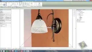 Autodesk Revit: Настенный светильник