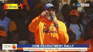 Gov. Abdulswamad DRUMS UP support for baba Raila Odinga in ODM recruitment rally in Kamkunji