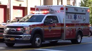 FDNY Ambulance 1454 Responding 10/28/21