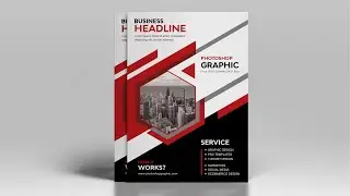 Corporate Flyer Design | Photoshop Tutorial | Print Graphic