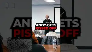ANDY GETS PISSED OFF //