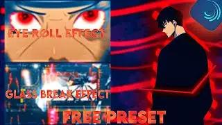 EYE ROLL(like MOLOB) AND GLASS BREAK EFFECT(like script) FREE PRESET - ALIGHT MOTION