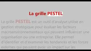 La grille PESTEL