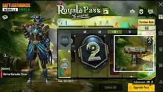 BGMI RP M2 1-50 ALL REWARDS CONFIRM LEAKS | BGMI ROYAL PASS M2 1-50 LEAKS | MARINE MARAUDER SET