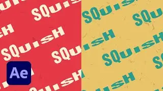 Squish Kinetic Typography Animation | After Effects Tutorial
