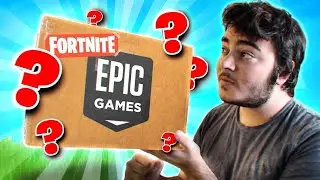 FORTNİTE EVİME *HEDİYE* KUTU GÖNDERDİ !!