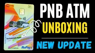 Pnb Bank Atm Unboxing | Punjab National Bank New Atm Card Open 🏧| PNB ATM/Debit Card Unboxing update