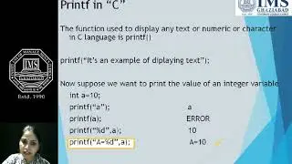 c programming basic   displaying output